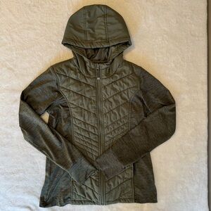 Women's Olive Hooded Jacket